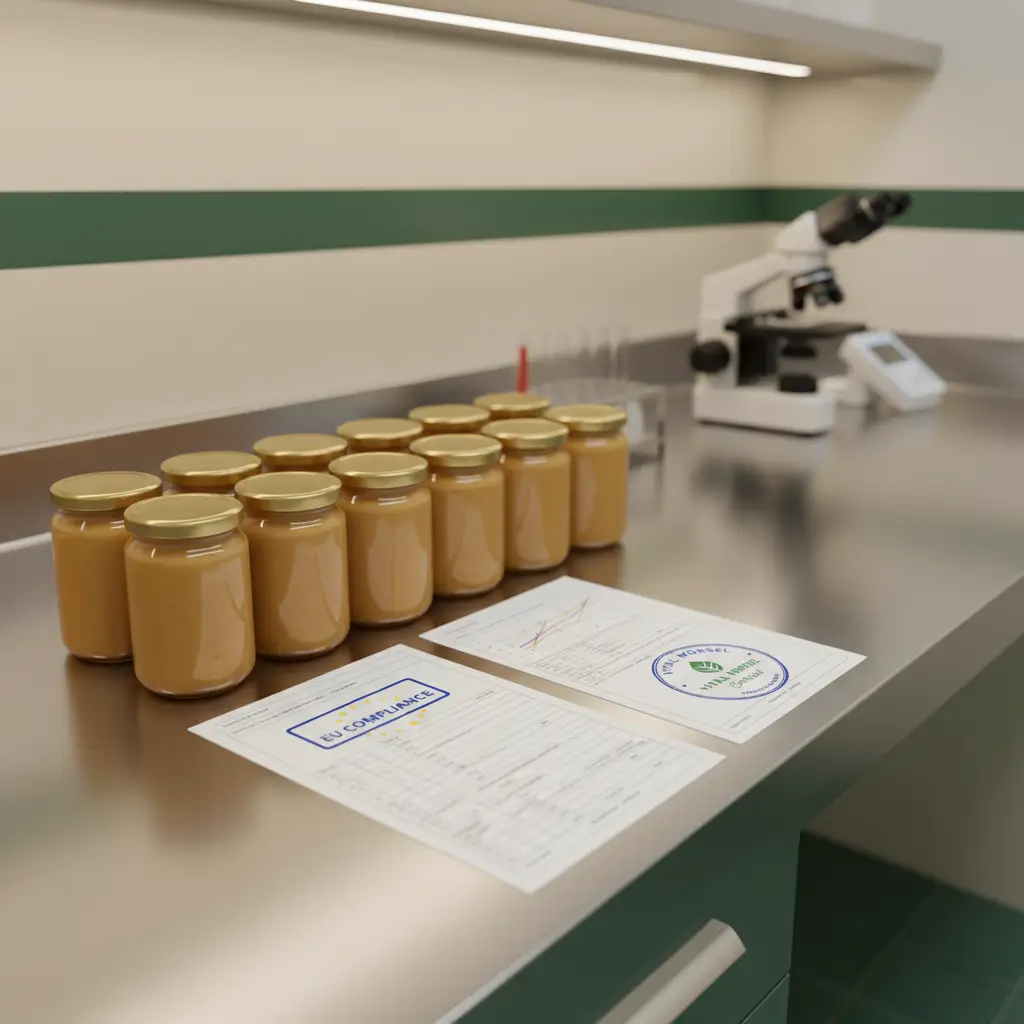 EU-ready peanut butter compliance lab