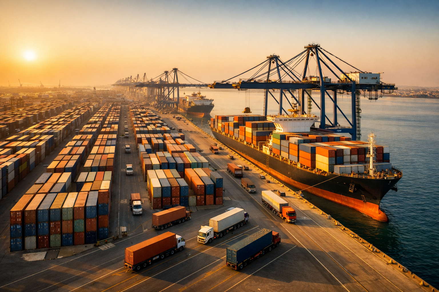 Mundra Port India export logistics for food and FMCG